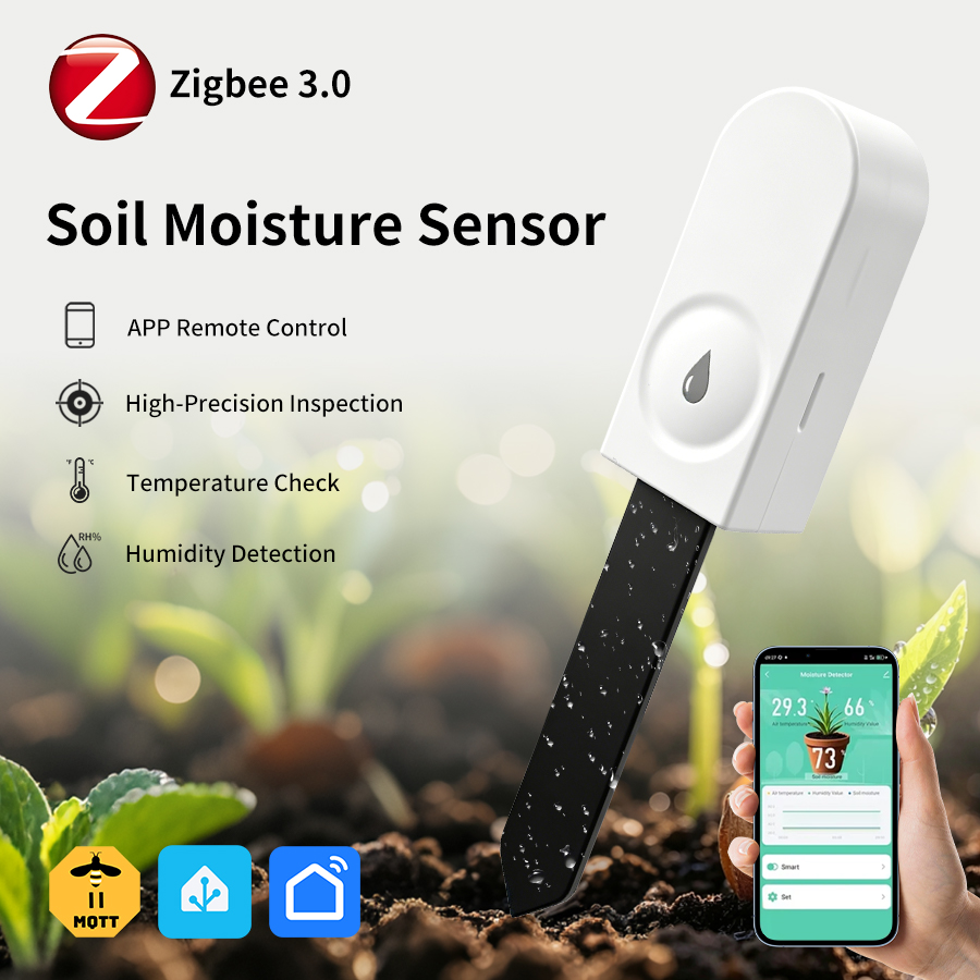 Woodworking Apps - Tuya Zigbee3.0 Soil Moisture Sensor Temperature