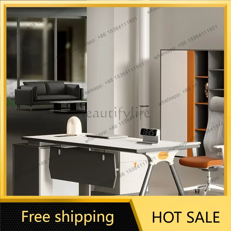 Woodworking Workshop Design - LJY Postmodern Office Desk Workshop Table