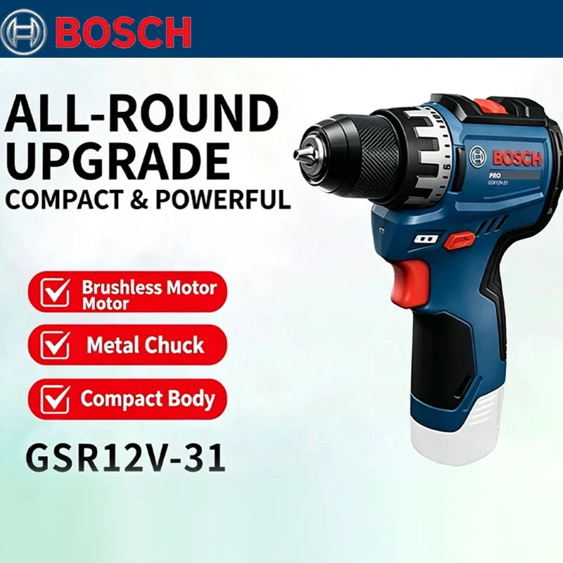 Bosch GSR 12V-31 Brushless Ele - đánh giá và giá Woodworking Drills