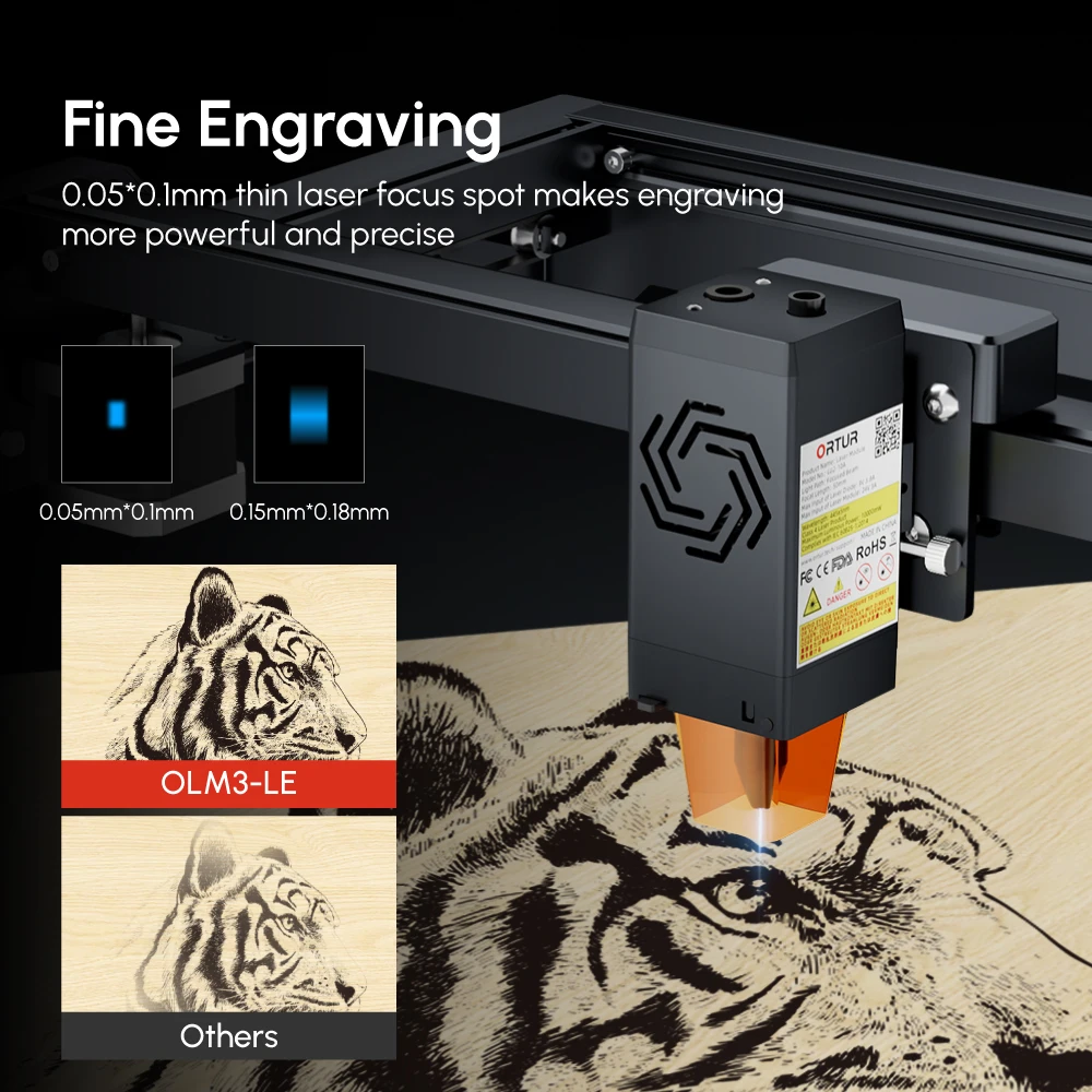 ORTUR OLM3 LE 10w Laser Engrav - đánh giá và giá Woodworking Apps