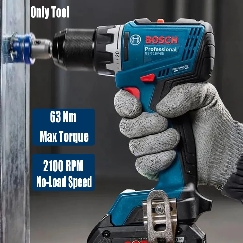 Bosch GSR 18V-65 Brushless Ele - đánh giá và giá Woodworking Drills