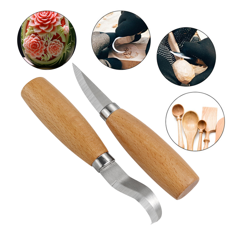 Stainless Iron Carving Knife B - đánh giá và giá Woodworking Kit